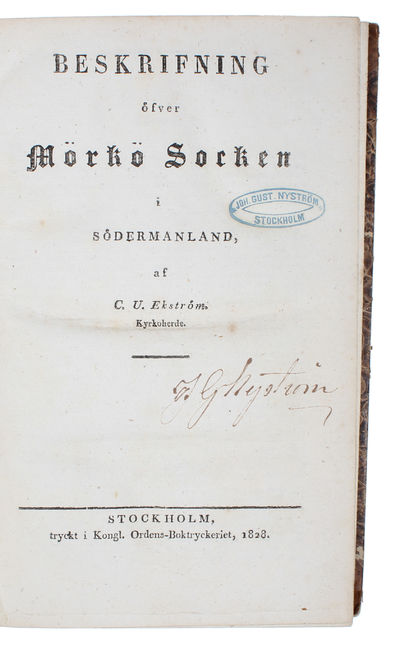 Beskrifning öfver Mörkö socken i Södermanland (+ Atlas:) Teckningar till beskrifningen öfver Mörkö socken. (photo 4)