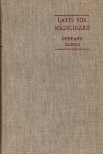 LATIN FÖR MEDICINARE.