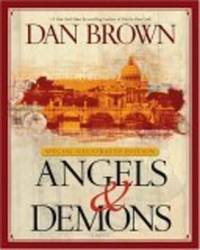ANGELS & DEMONS ILLUSTRATED WITH HAND DRAWN AMBIGRAM FROM JOHN LANGDON