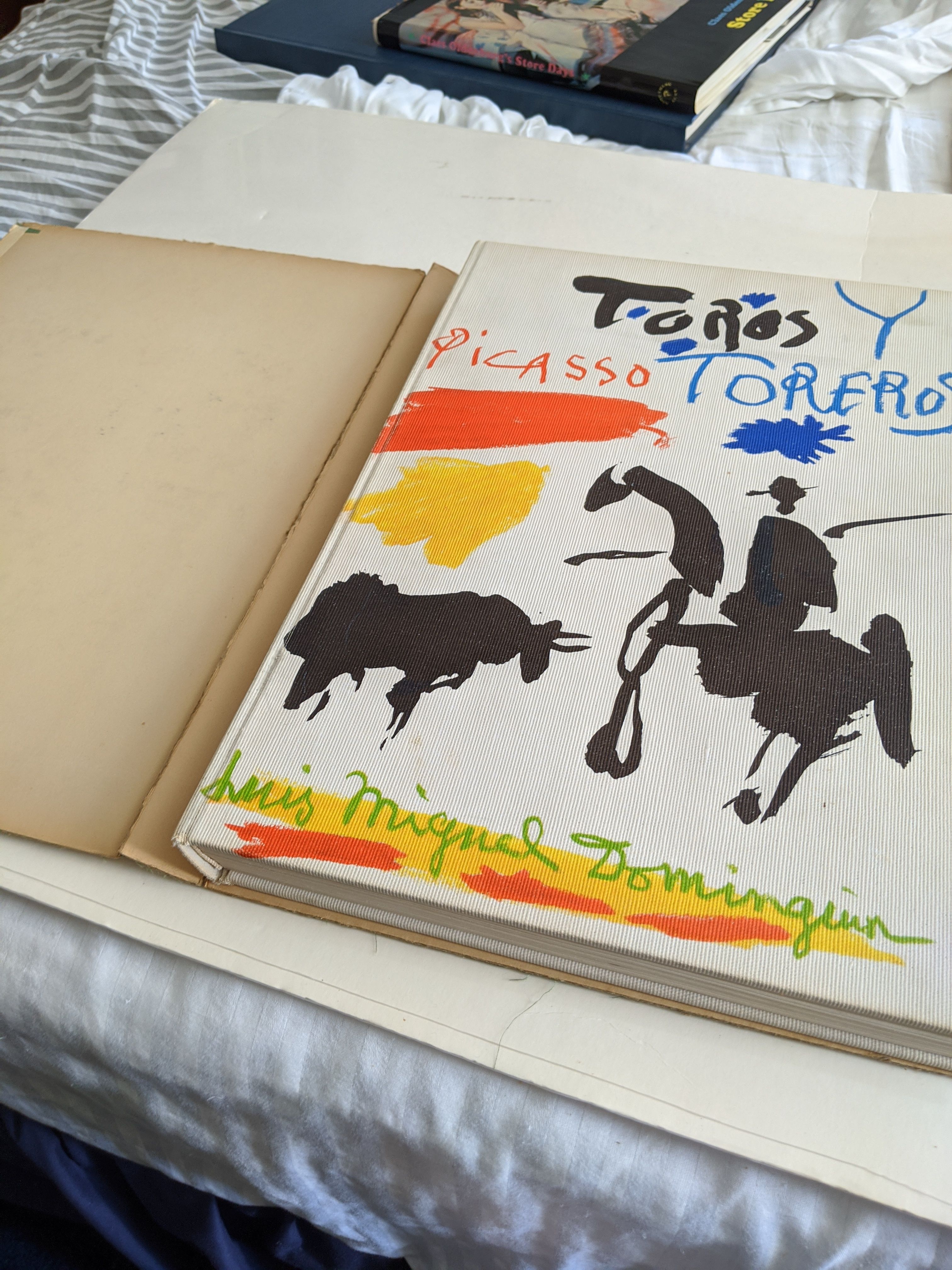 Toros Y Toreros by Pablo Picasso | llinen type clothboard. | 1961