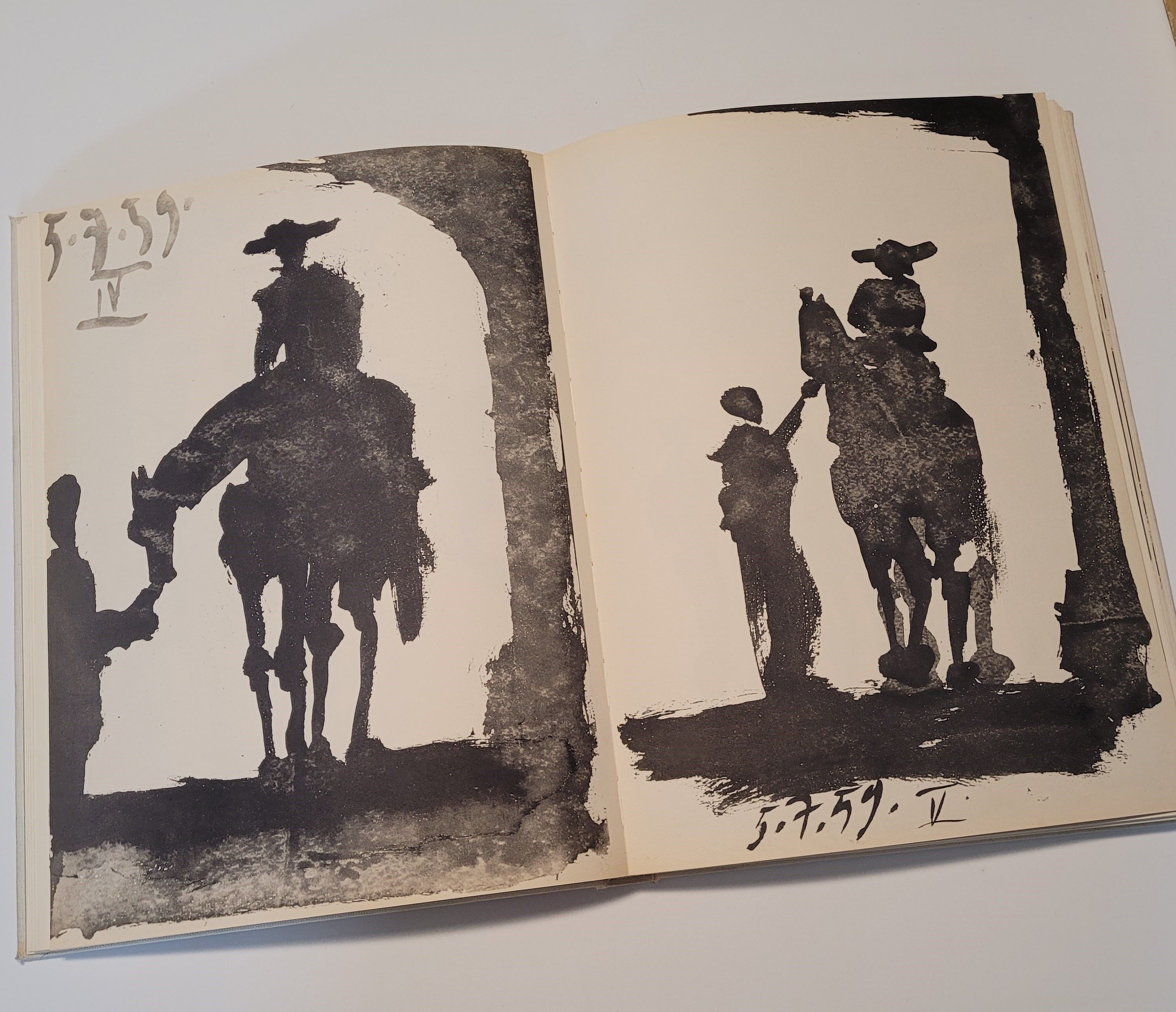 Toros Y Toreros by Pablo Picasso | llinen type clothboard. | 1961