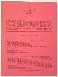 Communist. Organ of the Central Committee of the Marxist-Leninist Party. Issue 1 (Winter 1970)