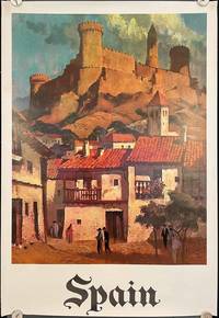 cover of Spain. LARGE VINTAGE TRAVEL POSTER.