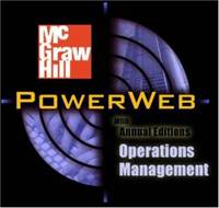 Operations Management: Contemporary Concepts and Cases with CD-ROM &amp; PowerWeb by Schroeder, Roger G