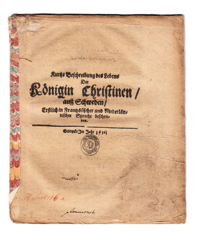 Kurtze Beschreibung des Lebens der Königin…