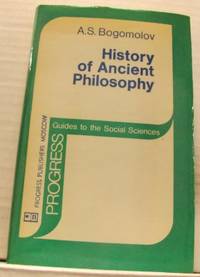 History of Ancient Philosophy. Greece and Rome.