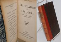 Les plaisirs et les jours prÃ©cÃ©dÃ© d&#039;une prÃ©face par Anatole France; onziÃ¨me Ã¨dition by Proust, Marcel, Anatole France - 1924