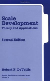 Scale Development: Theory and Applications: v. 26 (Applied Social Research Methods)