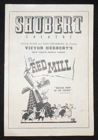 Program from Victor Herbert's The Red Mill at the Shubert Theatre, Philadelphia