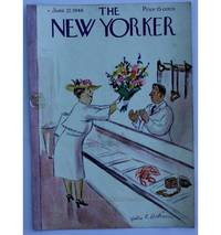 New Yorker Cover June 22 1946 Flowers For the Butcher