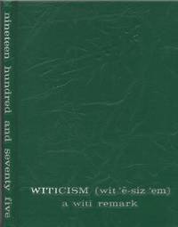 Witicism Worcester Massachusetts Industrial Technical Institute 1975 Yearbook by Class of 1975