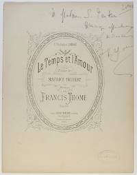 image of 'Le Temps et L'Amour' for voice and piano, (Francis, 1850-1909, French Composer)