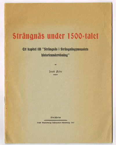 Strängnäs under 1500-talet. Ett kapitel till…
