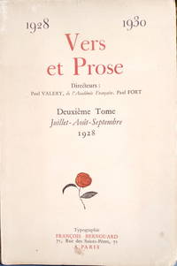 Vers et Prose: Deuxieme Tome: Juillet-Aout-Septembre, 1928