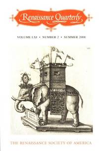 Renaissance Quarterly Volume LXI, Number 2,…
