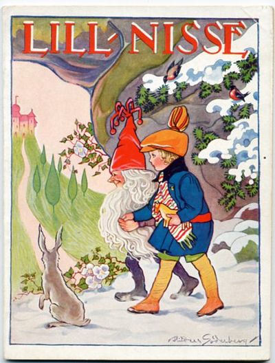 Lill-Nisse. Julbok för småttingar. Med sagor av…
