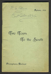 image of Pennsylvania Railroad Tours to the South. Travel brochure