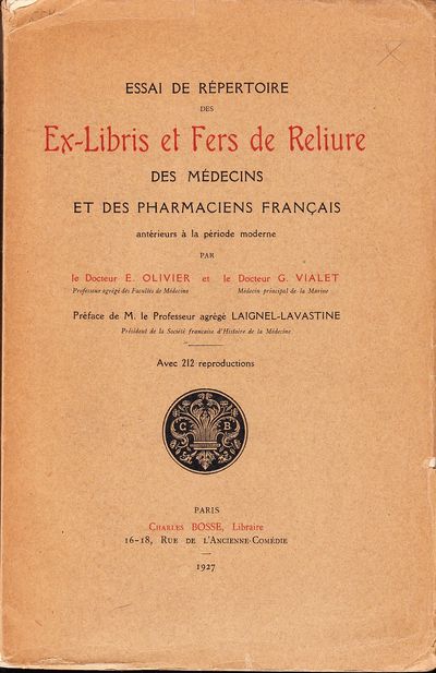 Essai de répertoire des Ex-Libris et Fers de…