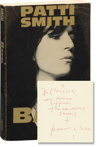 cover of Babel (First Edition, inscribed by the author to Clarissa Dalrymple, with two letters from the author to Glenn O'Brien)