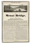 The Menai Bridge, near Bangor, Carnarvonshire