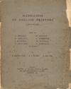 Hand-lists of English Printers 1501-1556. Part II.