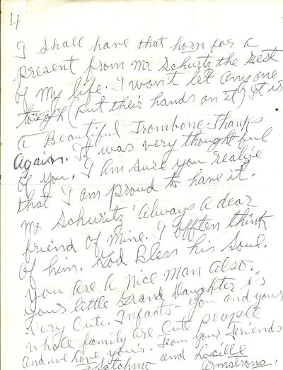 AUTOGRAPH LETTER SIGNED (ALS) of 4 pages