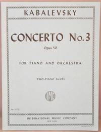 image of Concerto No. 3, Opus 50, For Piano and Orchestra; Two-piano score.