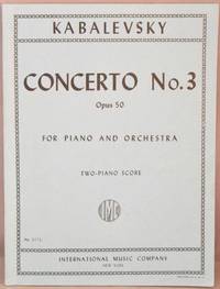 Concerto No. 3, Opus 50, For Piano and Orchestra; Two-piano score. de Kabalevsky, Dmitri