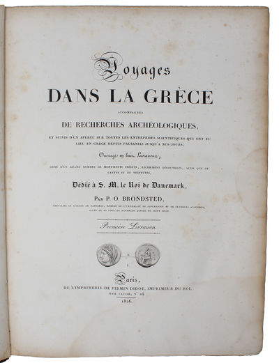 Voyages dans la Grèce accompagnés de recherches archéologiques. 2 vols.  - [LANDMARK WORK ON GREECE AND PARTHENON] (photo 14)