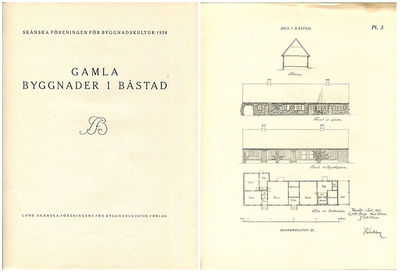 Gamla byggnader i Båstad.