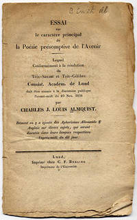 Essai sur le caractère principal de la poésie…