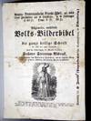 (Prospectus) Allgemeine, Wohlfeile Volks-Bilderbibel Oder die Ganze Heilige Schrift des Alten und Neuen Testaments