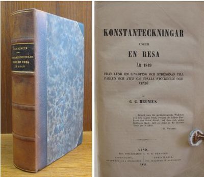 Konstanteckningar under en resa år 1849 från Lund…
