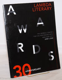 The Lambda Literary Awards: recognizing excellence in lesbian, gay, bisexual + transgender...