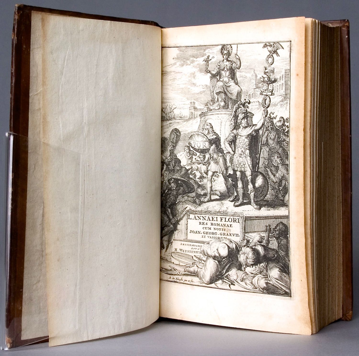 [Binding] Epitome rerum romanarum cum notis integris Cl. Salmasii ...