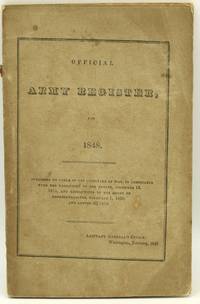 OFFICIAL ARMY REGISTER, FOR 1848