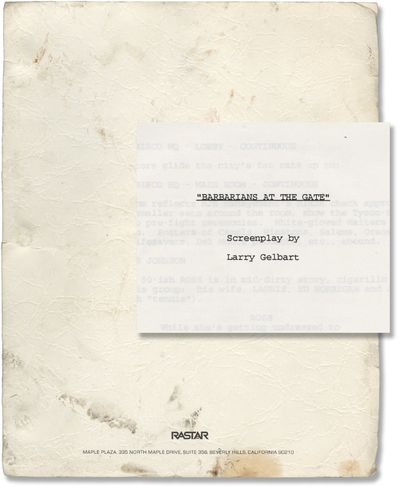 Barbarians at the Gate (Original screenplay for the 1993 television film)