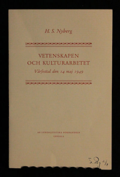 Vetenskapen och kulturarbetet. Vårfesttal den 14…