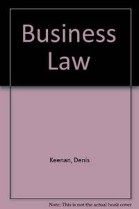 Business Law by Sarah Riches Denis Keenan - Paperback - 1990 - from Bookbarn International (SKU: 2133256)