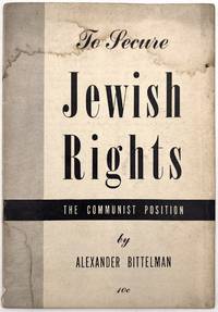 To Secure Jewish Rights: The Communist Position