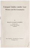 Unequal Justice under Law: Women and the Constitution