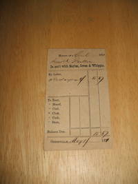cover of 1871 Sayles, Owen & Whipple Pay Envelope for Arnold Fuller