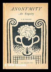 image of Anonymity : an enquiry