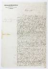 [Manuscript Letter Written by Ramon Adame Warning of the Approach of 10,000 "Perfidious American Enemies" from the North]