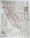 Tourist Motor Map of California. A Paradise for Motorists