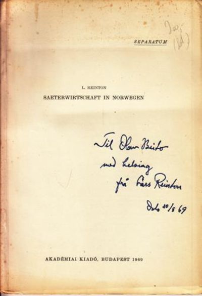 Saeterwirtschaft in Norwegen.