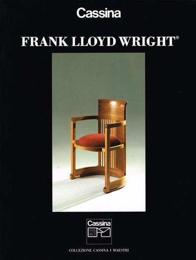Frank Lloyd Wright. Collezione Cassina I Maestri.