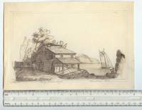 Pencil Sketch Christmas 1854 by Fanny Ruschenberger