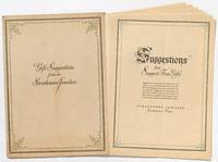 [Cover title]: Gift Suggestions from the Strathmore Jewelers