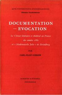 Documentation - évocation. Le Climat littéraire…